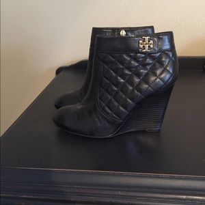 Tory Burch wedge booties